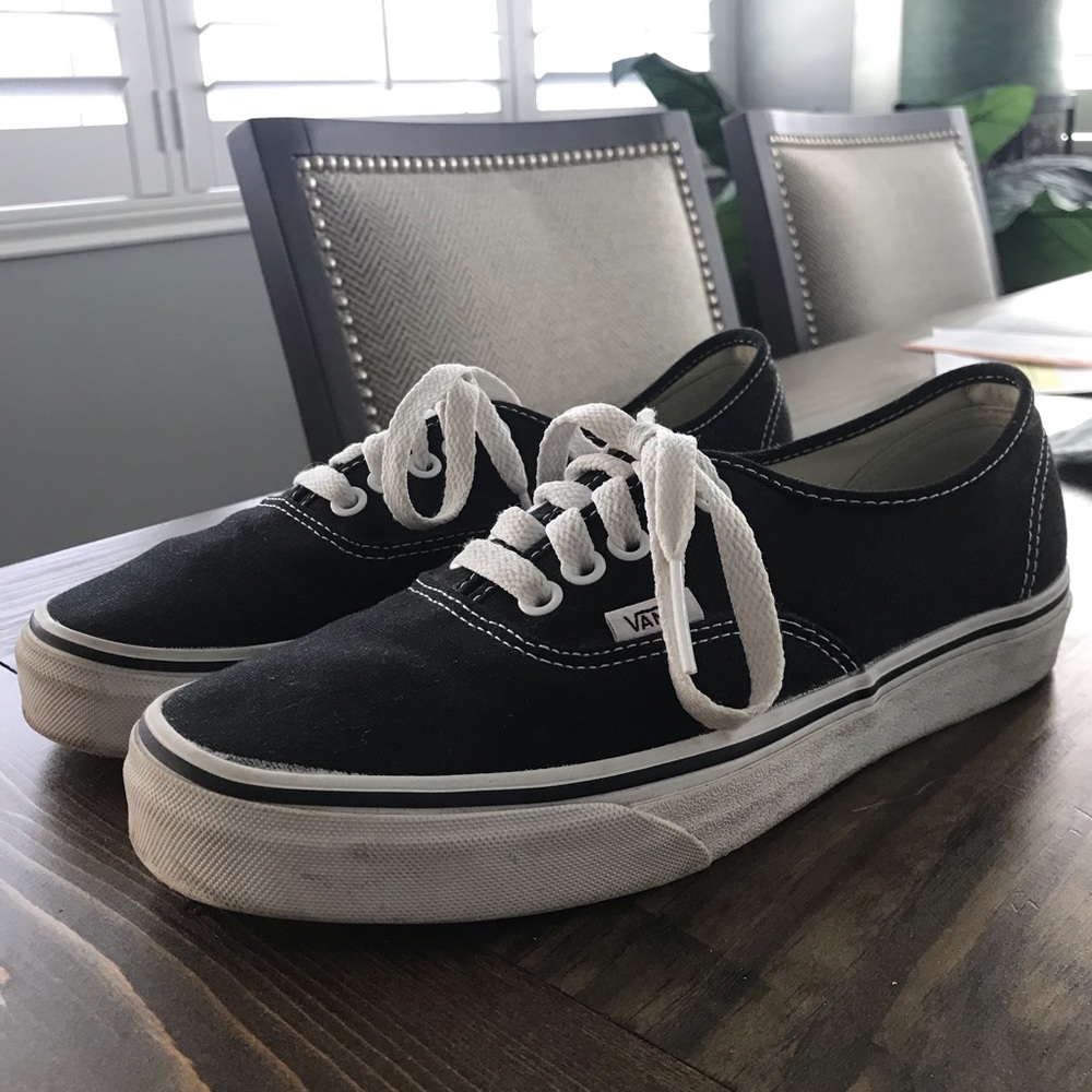 Black classic Vans